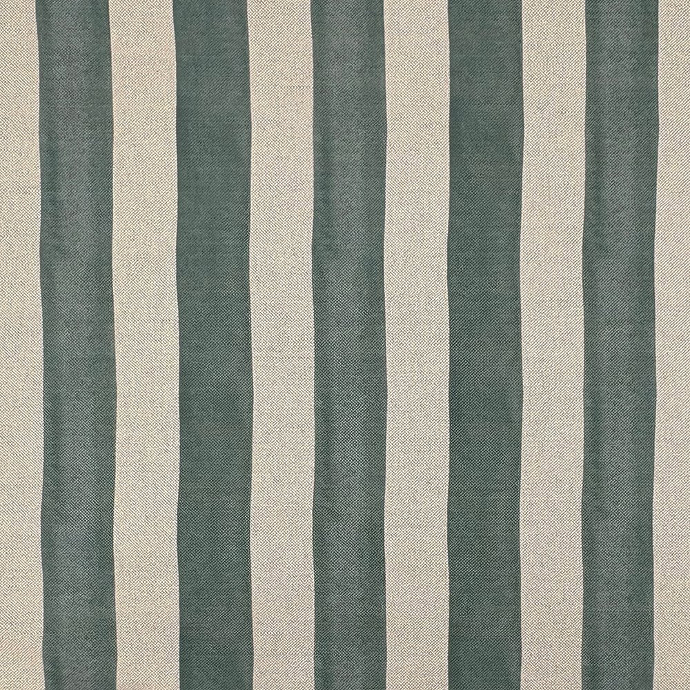 Memphis Emerald striped upholstery fabric – fabric swatch