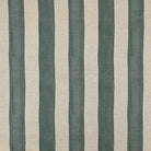 Memphis Emerald striped upholstery fabric – fabric swatch