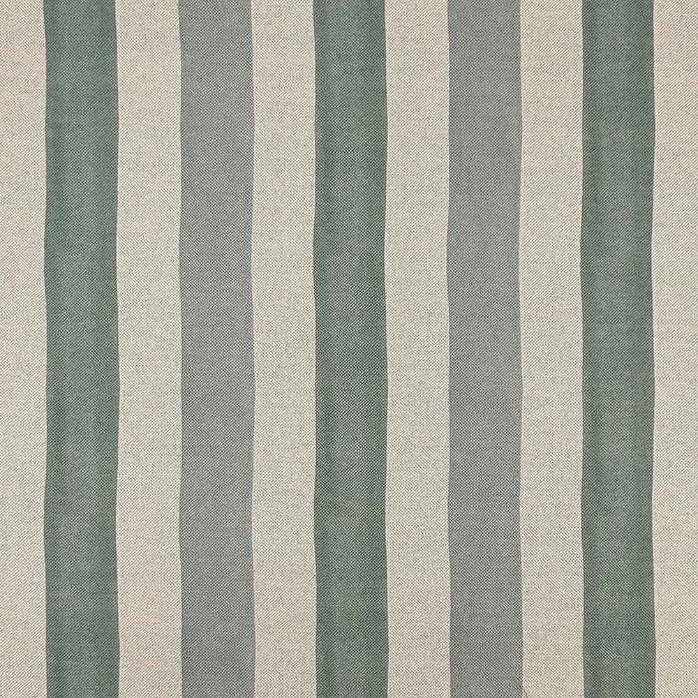 Memphis Green striped upholstery fabric – flat layout