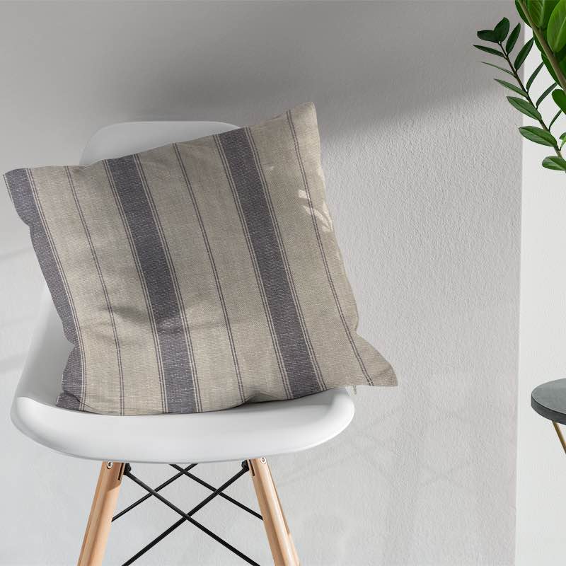 Elegant Montauk Stripe Upholstery Fabric in Soft and Luxurious Textures for Formal Furniture