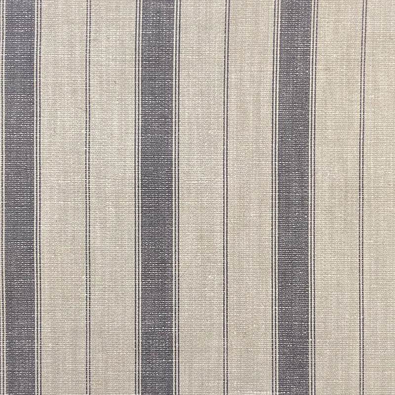 Montauk Stripe Upholstery Fabric in Rustic Brown and Tan for Rustic Cabin Decor