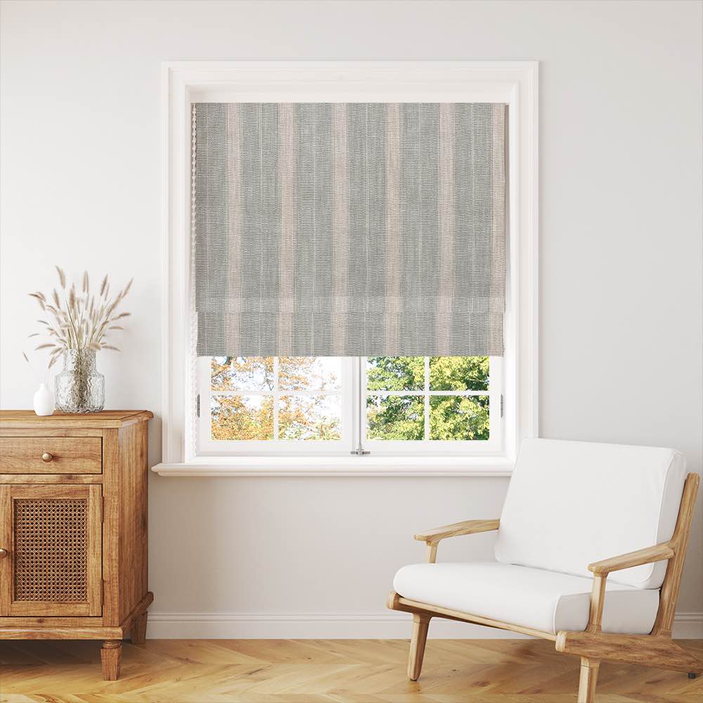 Timeless Montauk Stripe Fabric in Navy and Cream for Beach House Decor