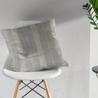 Chic Montauk Stripe Upholstery Fabric in Gray and Charcoal for Contemporary Furniture Design