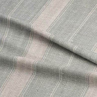 Soft and Durable Montauk Stripe Fabric in Ocean Blue and Cream