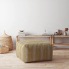 Soft and Textured Montauk Stripe Fabric in Navy and White