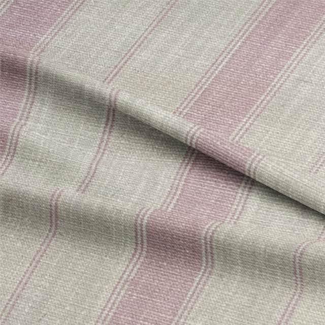 Chic Montauk Stripe Fabric in Navy Blue and Cream for Throw Pillows