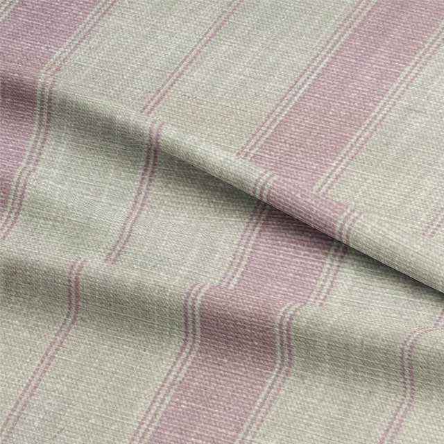 Montauk Stripe Upholstery Fabric in Cool Blue and Gray for Relaxing Bedroom Chairs