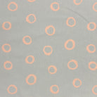 Sky blue spotted polka dot upholstery fabric with a fresh, airy feel, perfect for contemporary and relaxed interiors.