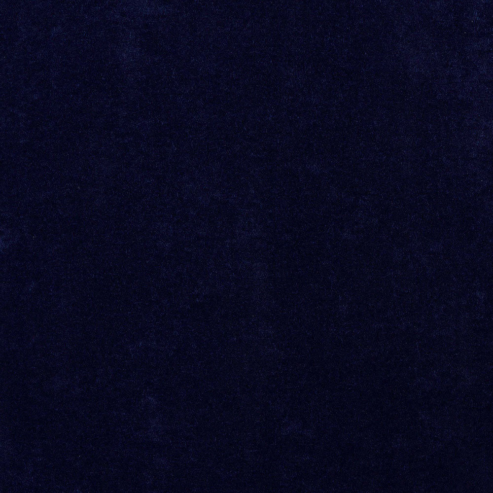 Newbury Indigo Fire Retardant Velvet Upholstery Fabric with a deep blue finish