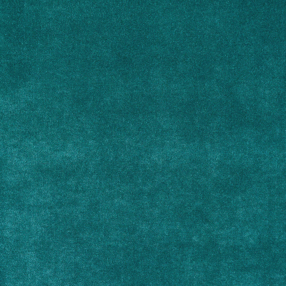 Newbury Turquoise Fire Retardant Velvet Upholstery Fabric in a striking blue-green colour