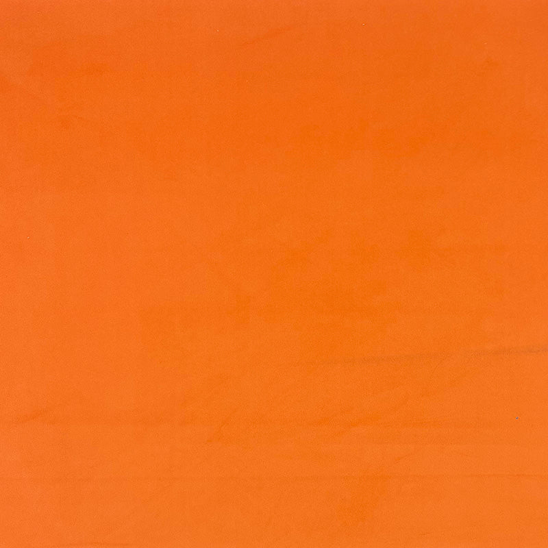 next soft velvet upholstery fabric in warm orange tone with soft plain velvet texture