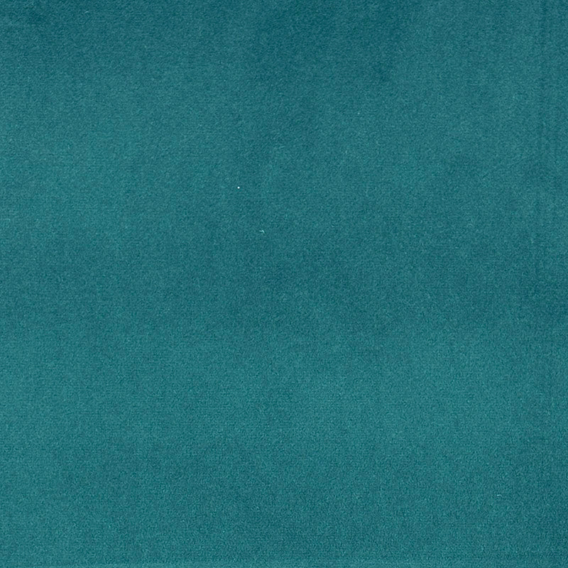 Teal Next fire retardant velvet upholstery fabric with rich blue green colour and soft plain pile