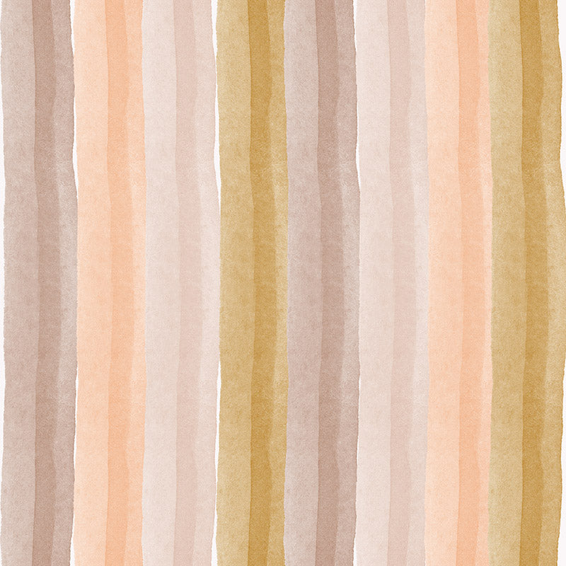 Ohio Stripe striped velvet upholstery fabric in dusky pink pastel tones – soft vertical stripe velvet fabric