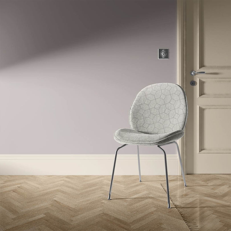 Ottoman Mauve Chalk - Linen Upholstery Fabric For Sale