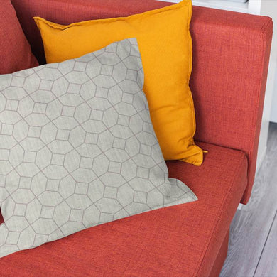 Ottoman Mauve Chalk - Linen Curtain Fabric