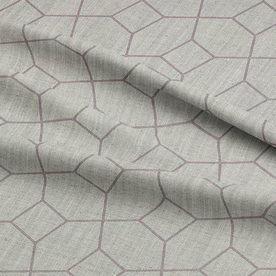 Ottoman Mauve Chalk - Linen Upholstery Fabric UK