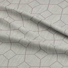 Ottoman Mauve Chalk - Linen Upholstery Fabric UK