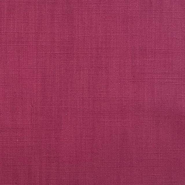 Panton Garnet Rose - Pink Plain Linen Curtain Upholstery Fabric
