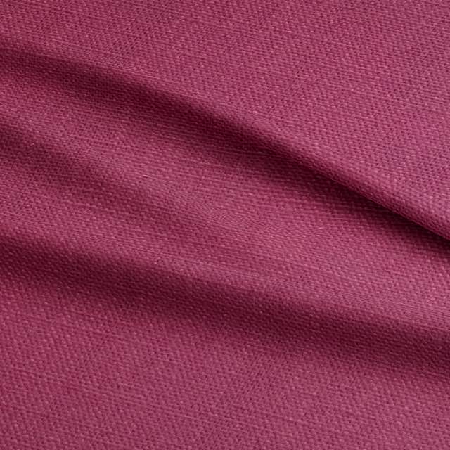Panton Garnet Rose - Pink Plain Linen Curtain Upholstery Fabric UK