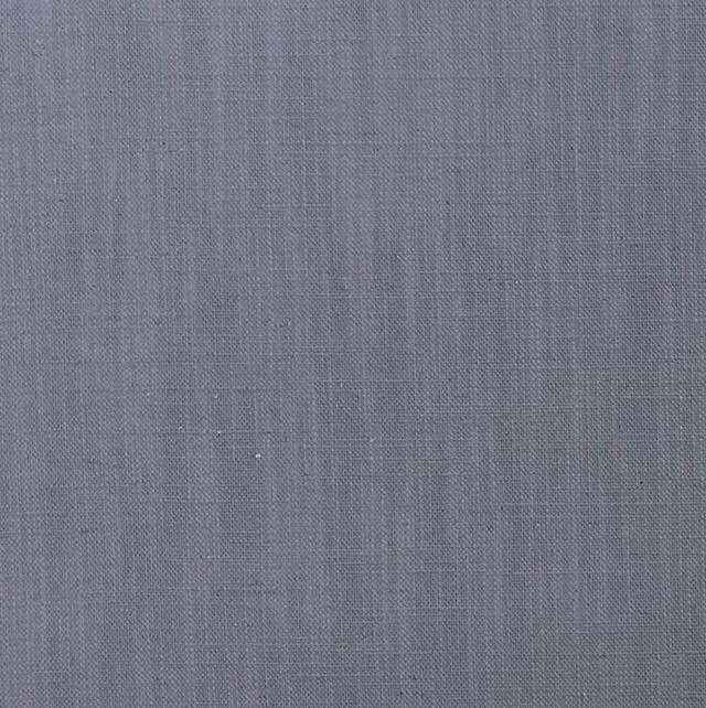Panton Griffin - Grey Plain Linen Curtain Upholstery Fabric