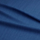Panton Imperial Blue - Blue Plain Linen Curtain Upholstery Fabric UK
