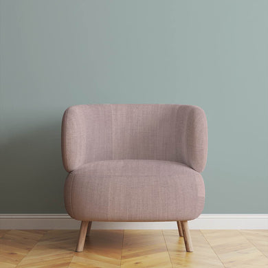 Panton Mauve Chalk - Pink Plain Linen Upholstery Fabric