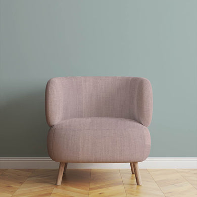 Panton Mauve Chalk - Pink Plain Linen Upholstery Fabric
