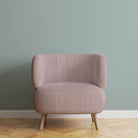 Panton Mauve Chalk - Pink Plain Linen Upholstery Fabric