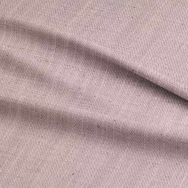 Panton Mauve Chalk - Pink Plain Linen Curtain Upholstery Fabric UK