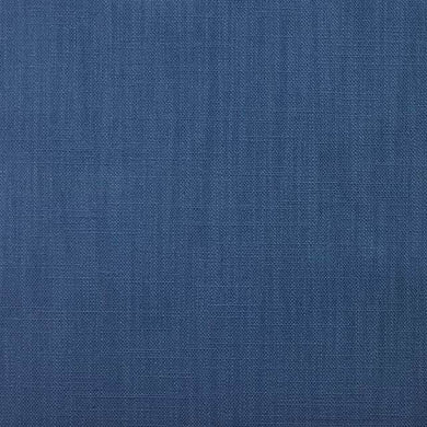 Panton Midnight - Blue Plain Linen Curtain Upholstery Fabric
