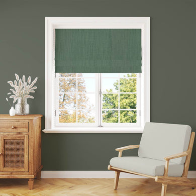 Panton Mint - Green Plain Linen Curtain Blind Fabric