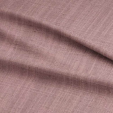 Panton Misty Rose - Pink Plain Linen Curtain Upholstery Fabric UK