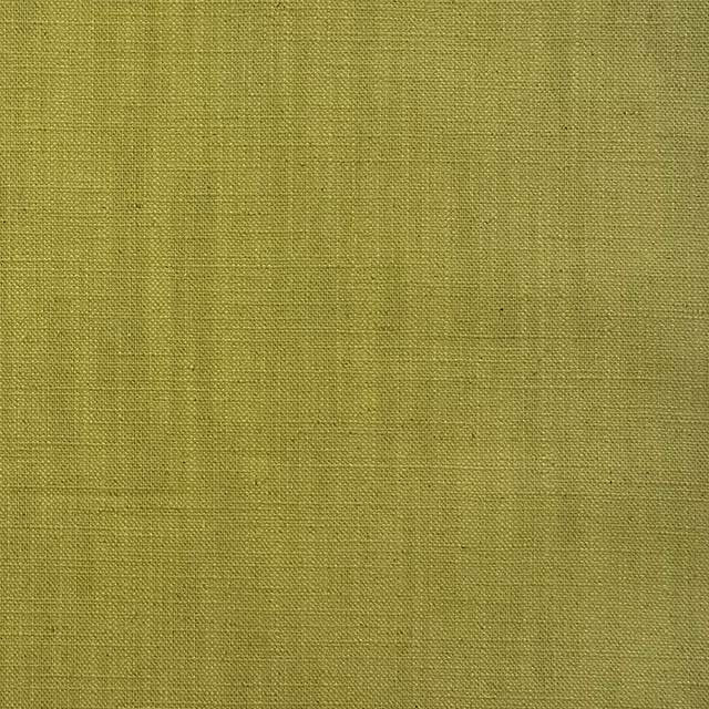 Panton Moss - Green Plain Linen Curtain Upholstery Fabric