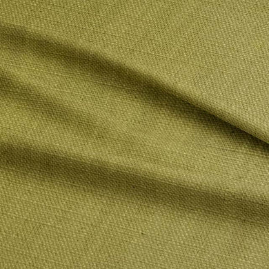 Panton Moss - Green Plain Linen Curtain Upholstery Fabric UK