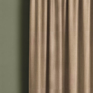 Dion New Wheat - Beige Plain Cotton Curtain Fabric
