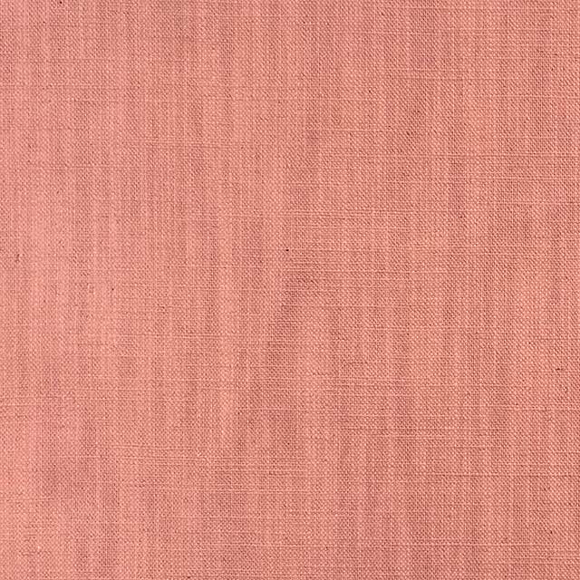 Panton Papaya Punch - Pink Plain Linen Curtain Upholstery Fabric