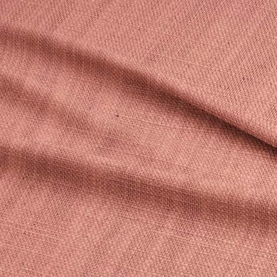 Panton Papaya Punch - Pink Plain Linen Curtain Upholstery Fabric UK