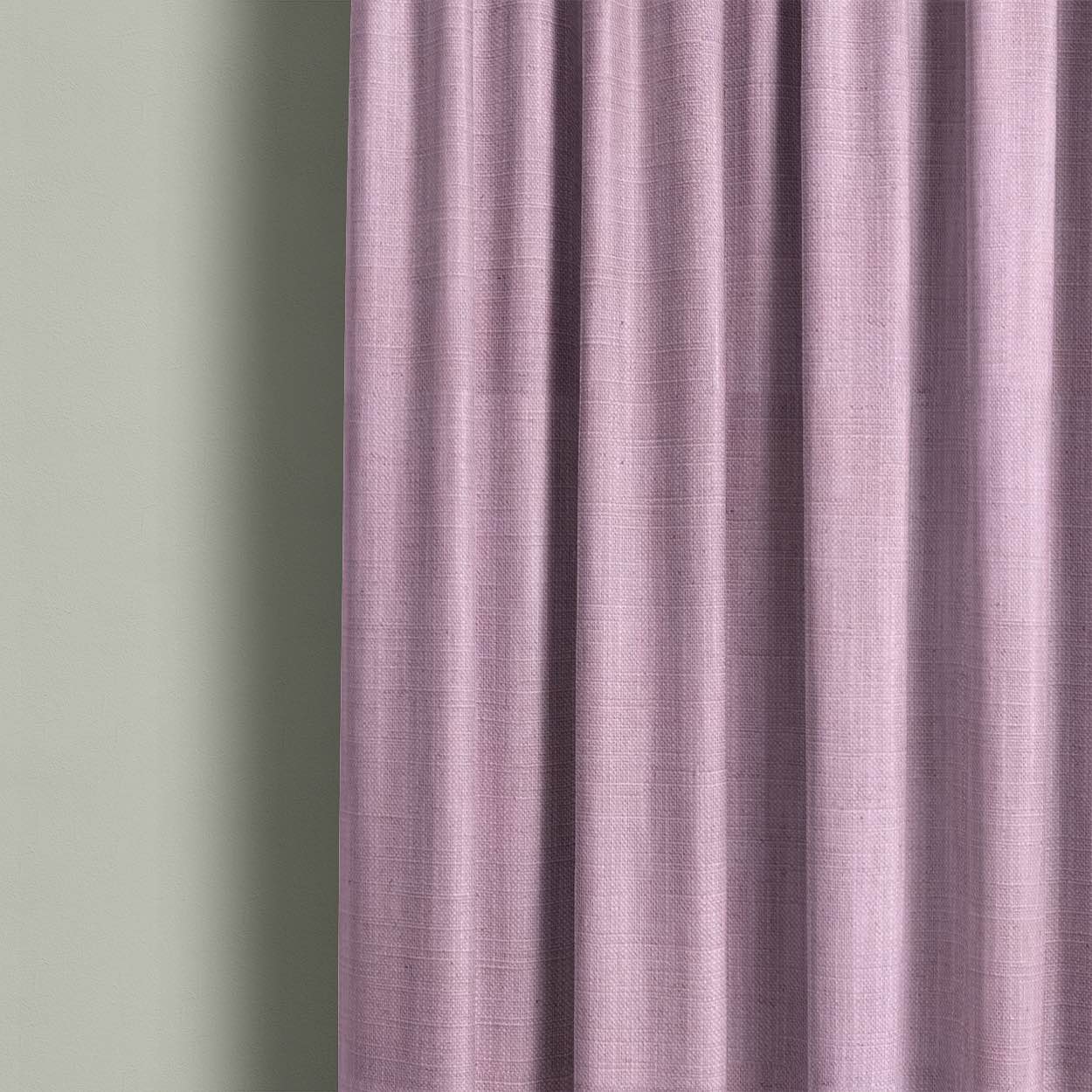 Panton Parfait - Purple Plain Linen Curtain Fabric