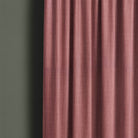 Panton Peach Blossom - Pink Plain Linen Curtain Fabric