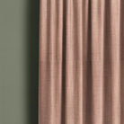 Panton Peach Bud - Pink Plain Linen Curtain Fabric