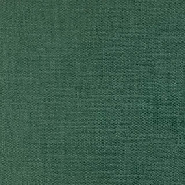 Panton Pepper Green - Green Plain Linen Curtain Upholstery Fabric