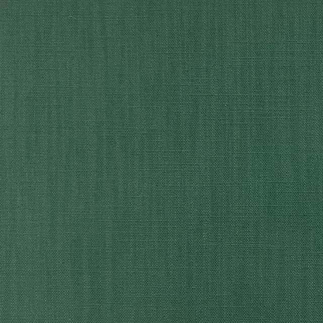 Panton Pepper Green - Green Plain Linen Curtain Upholstery Fabric