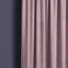 Panton Pink Carnation - Pink Plain Linen Curtain Fabric