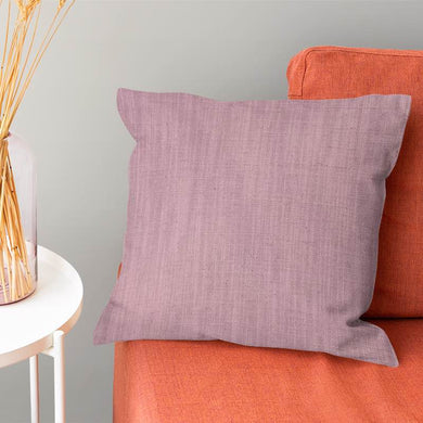 Panton Pink Carnation - Pink Plain Linen Cushion Upholstery Fabric
