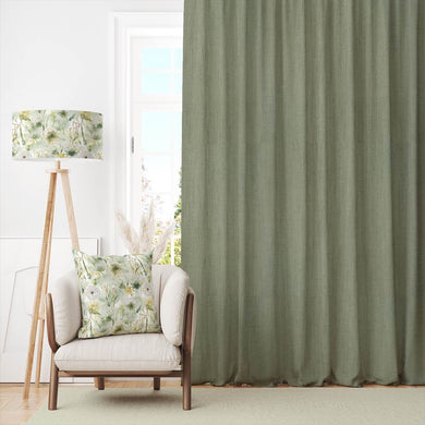 High-quality Panton Plain Linen Fabric in a natural, textured weave