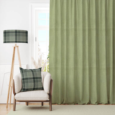 High-quality Panton Plain Linen Fabric in a light, natural color