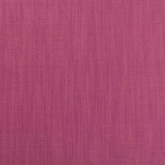 Panton Shocking Pink - Pink Plain Linen Curtain Upholstery Fabric