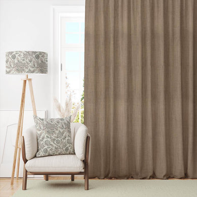 High-quality Dion Plain Cotton Fabric in a neutral color, perfect for upholstery and home decor projects