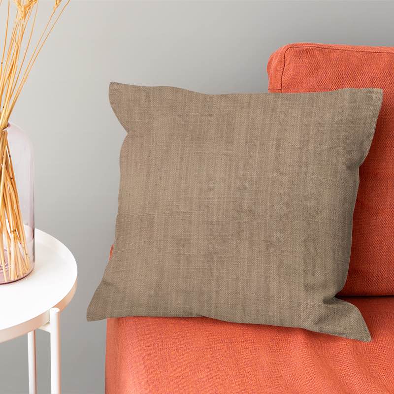 High-quality Dion Plain Cotton Fabric in natural color, perfect for home decor projects and upholstery, available for purchase