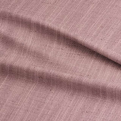 Panton Silver Pink - Pink Plain Linen Curtain Upholstery Fabric UK